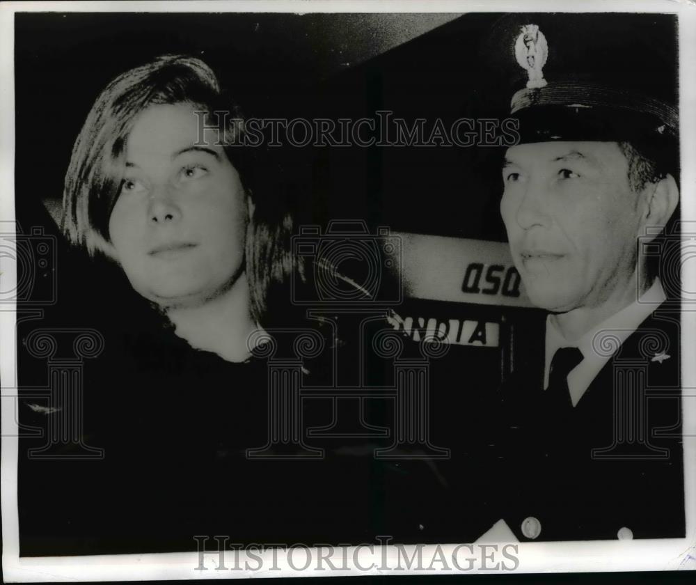 1968 Press Photo Jill Blaiberg daughter of Dr Phillip Blaiberg who was the third - Historic Images