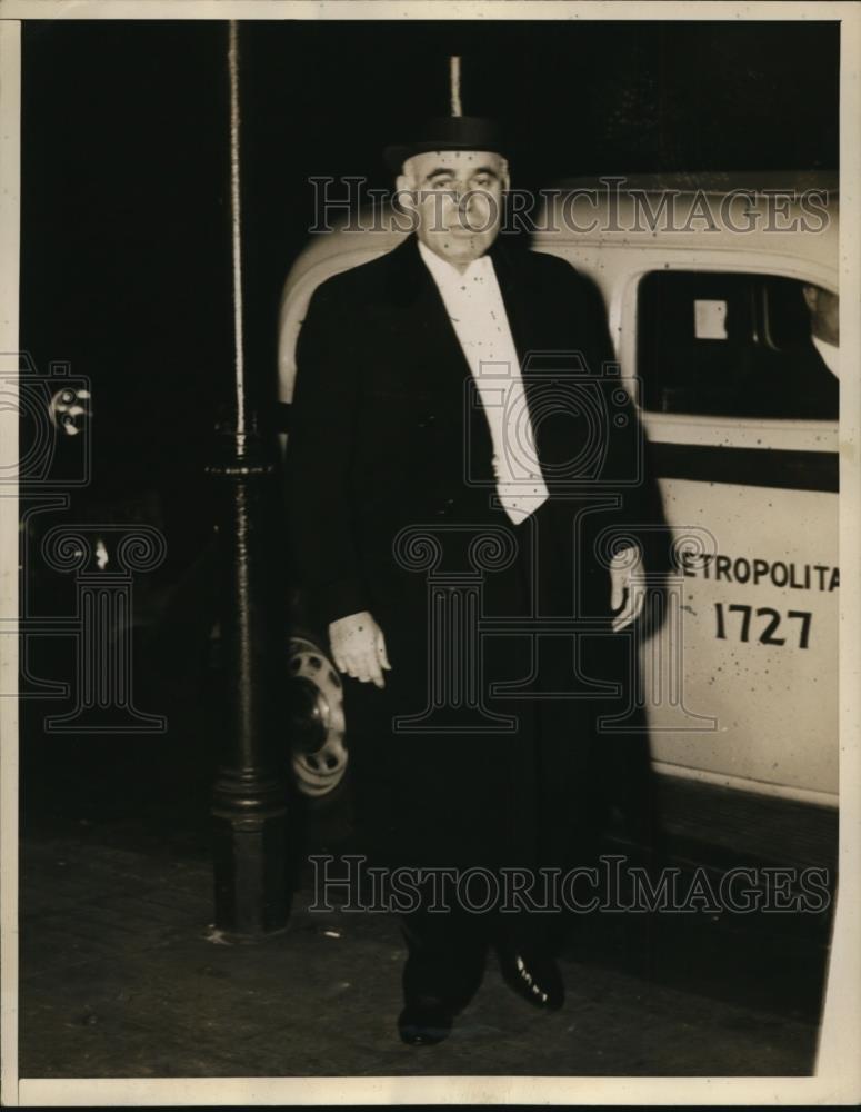 1937 Press Photo Gov.Herbert Lehman of N.Y. at Gridiron Club's Winter Dinner. - Historic Images