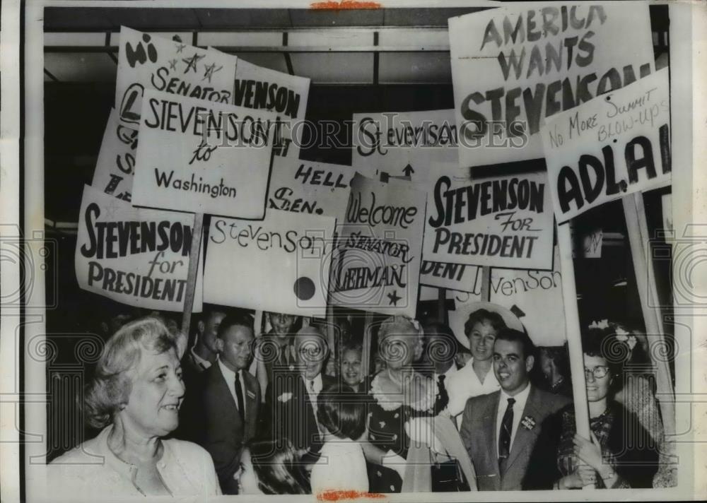 1960 Press Photo the Democratic National Convention in Los Angeles, California - Historic Images