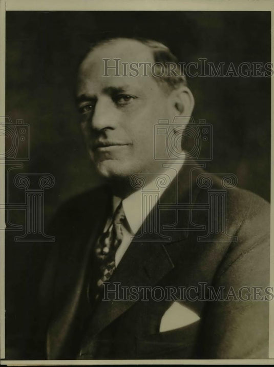 1932 Press Photo Herbert Fleishhacker Pres of Anglo & London Paris Natl Bank - Historic Images