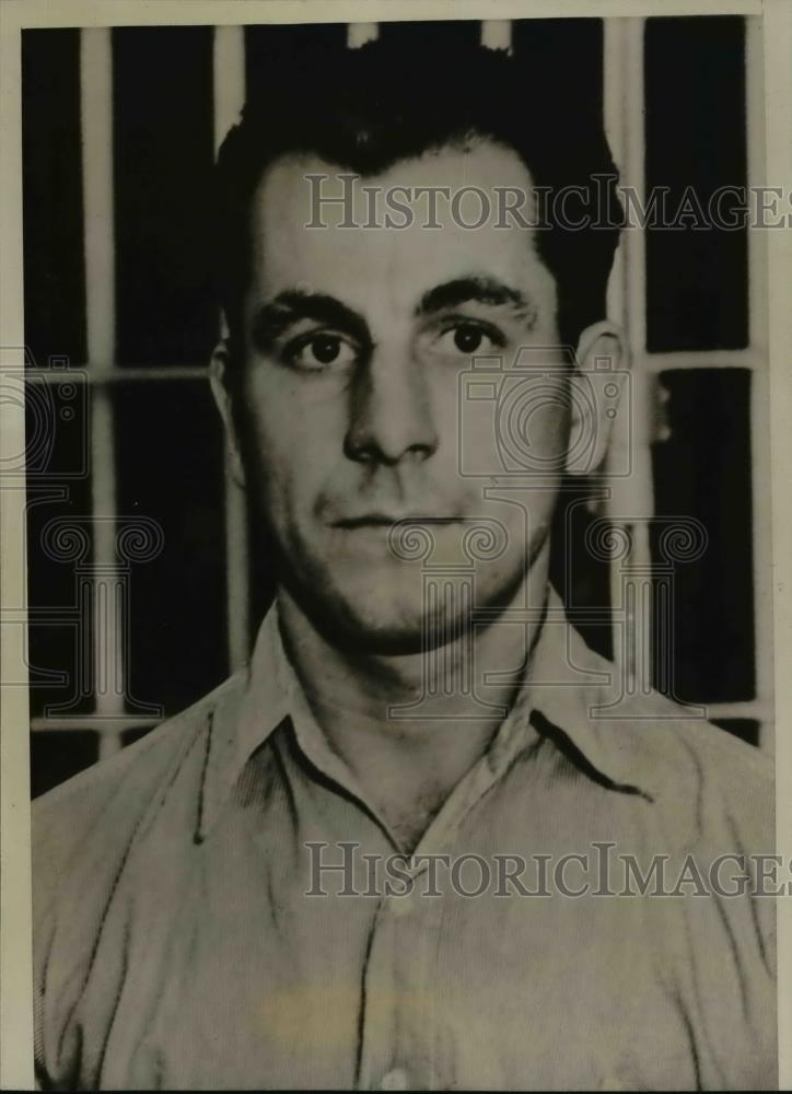 1938 Press Photo John Couch paroled Missouri convict face life term on Kidnaping - Historic Images