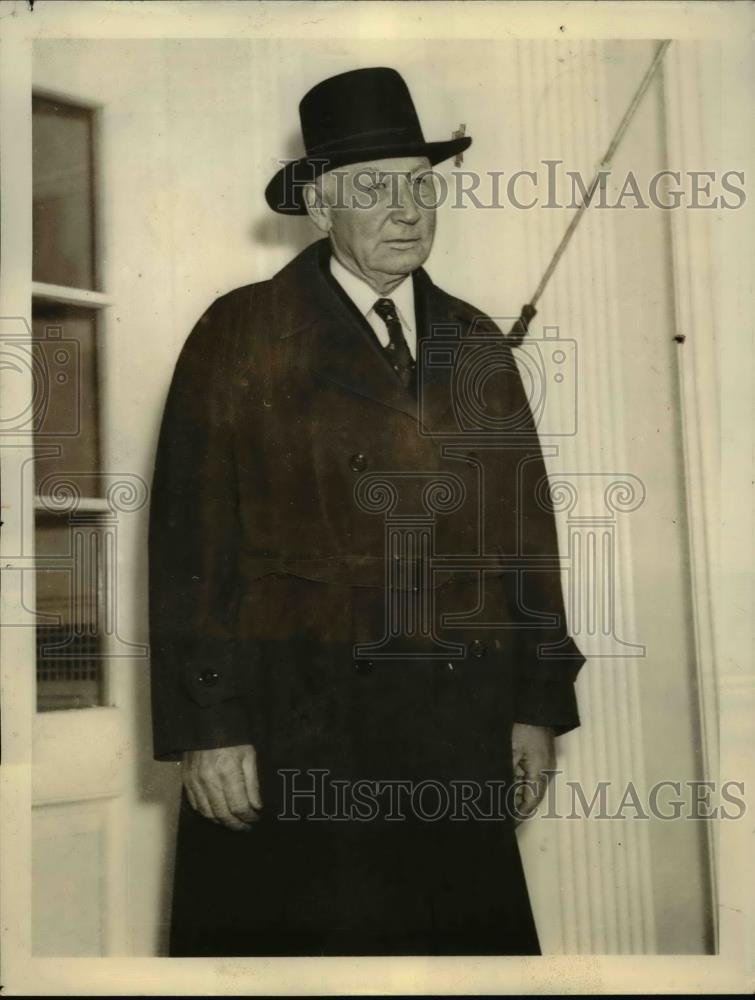 1937 Press Photo Rep. Robert L.Doughton of North Carolina at the White House. - Historic Images