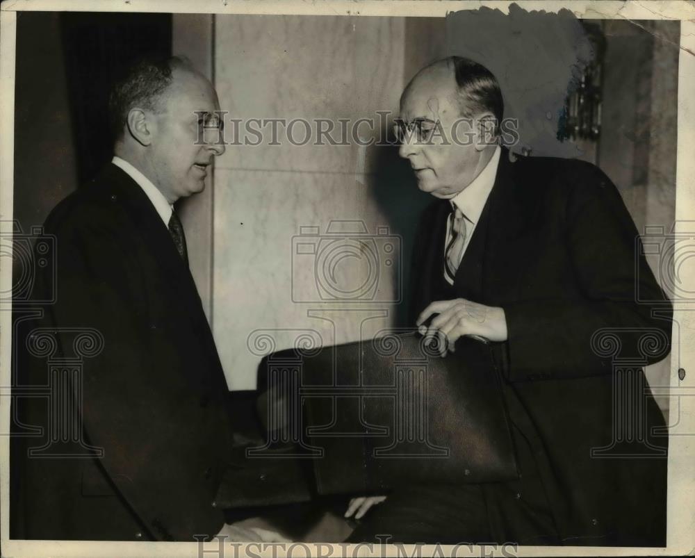 1954 Press Photo Washington Secy of Treasury Henry Morganthau - Historic Images