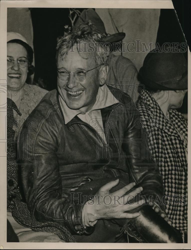 1936 Press Photo Kansas Governor Alfred Landon and others - Historic Images