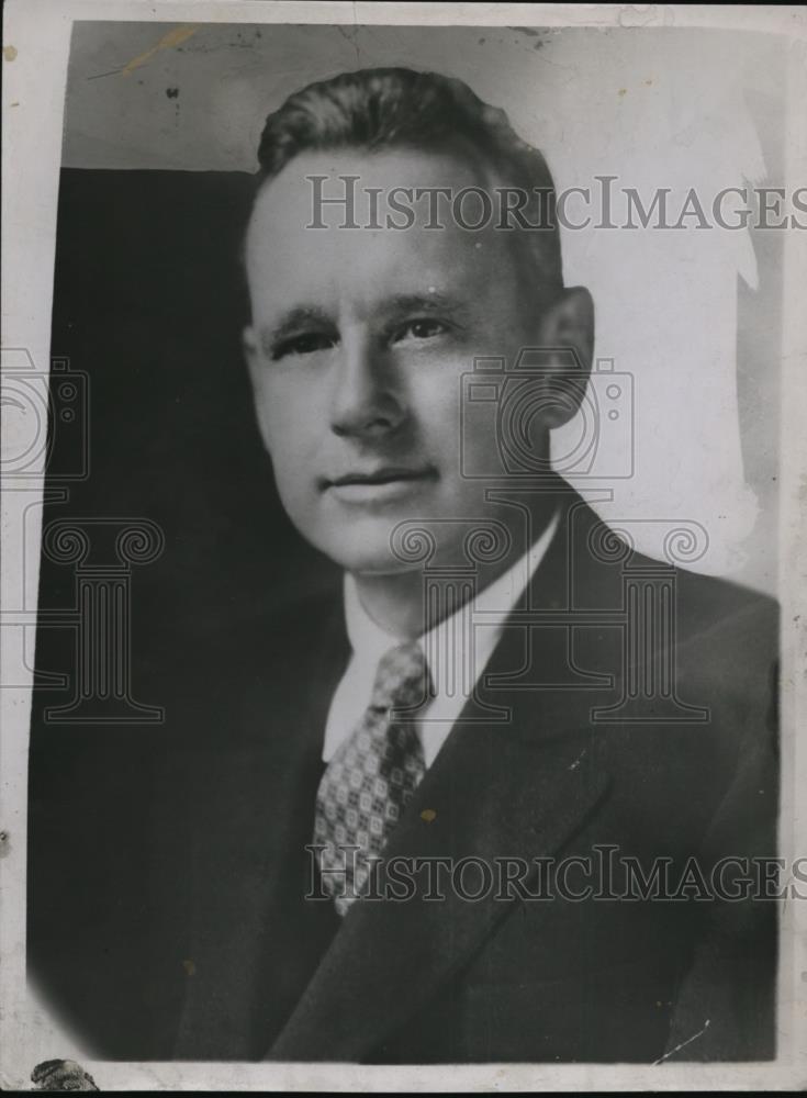 1936 Press Photo Alf M Landon chairman of Kansas Republican Committee - Historic Images