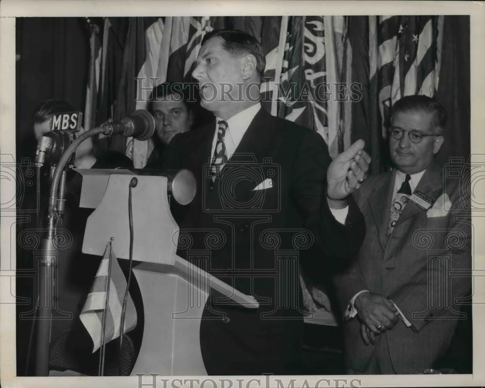 1949 Press Photo Sen. Burnet R. Maybank of S. Carolina speaks at the Senate - Historic Images