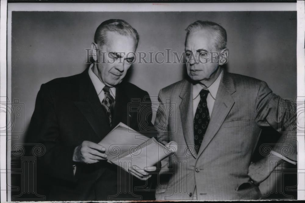 1956 Press Photo Columbus Ohio, Samuel Sheppard Arguing With Supreme Court. - Historic Images