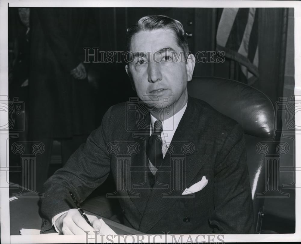 1953 Press Photo Tom C. Clark New Attorney General Washington, D.C. - Historic Images