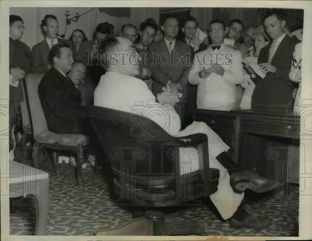 1940 Press Photo Speaker of House Bankhead at Democratic Convention - nee61099 - Historic Images