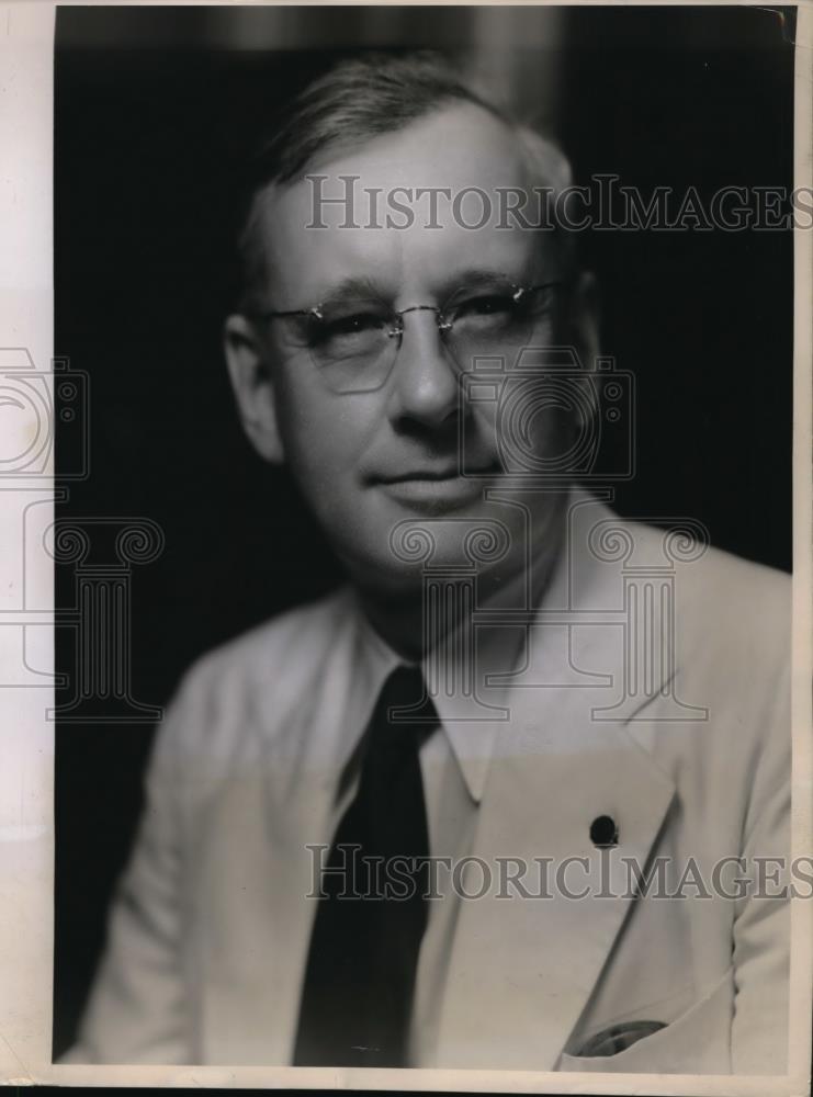 1936 Press Photo Kansas Governor Alf M Landon GOP Presidential candidate - Historic Images