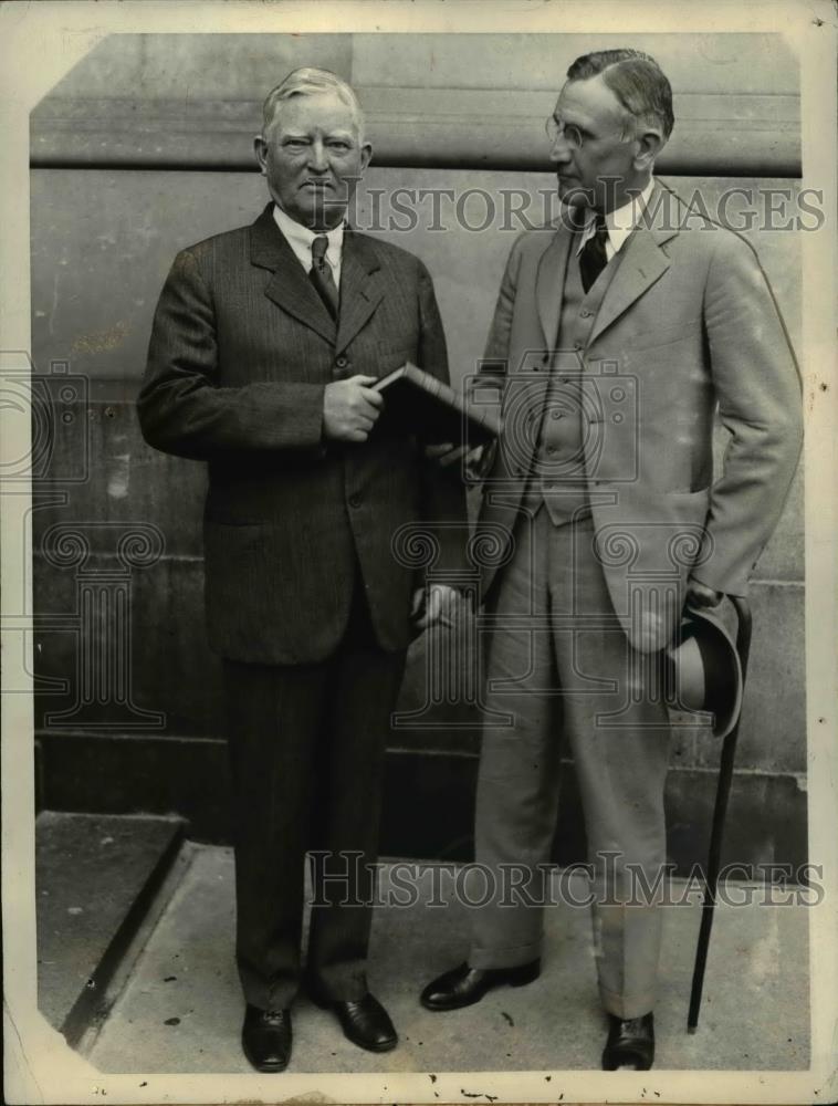 1932 Press Photo Speaker John Nance Garner, George Rothell Brown - nee71892 - Historic Images