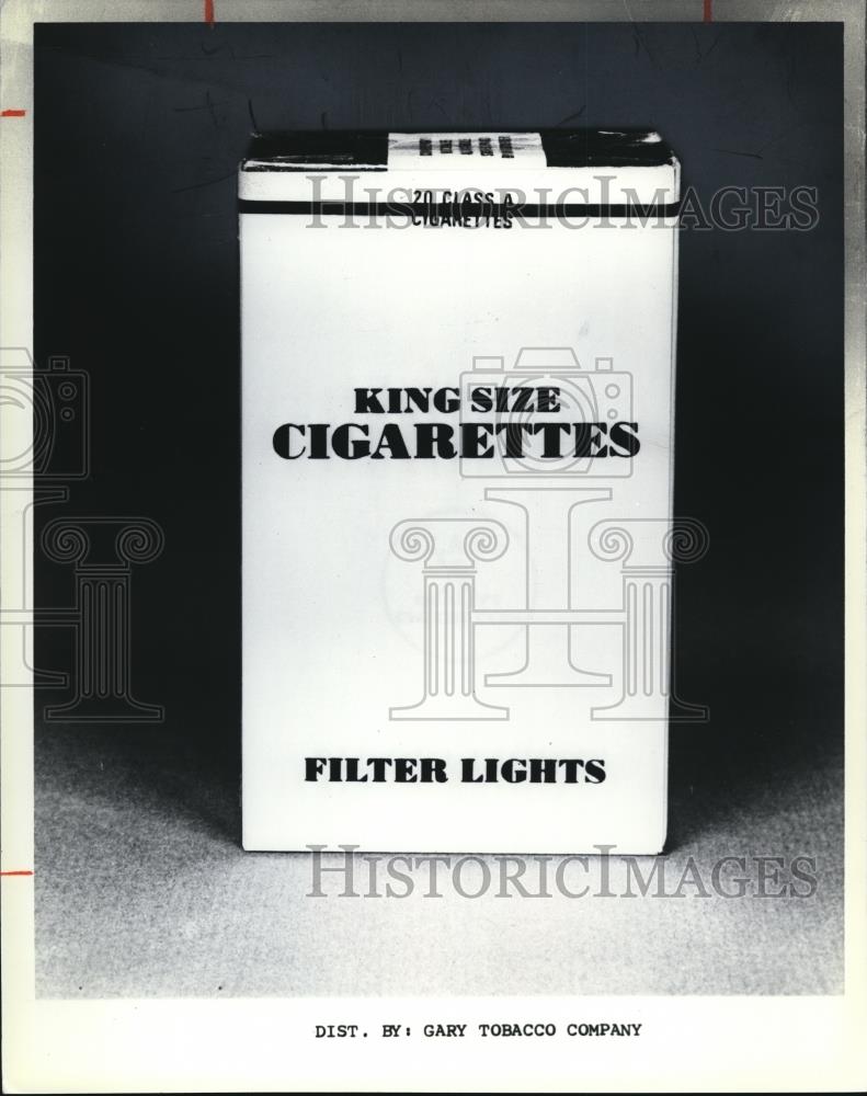 1981 Press Photo King Size Cigarettes - cva78625 - Historic Images