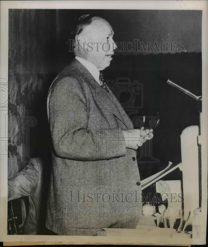 1952 Press Photo Senator Robert Taft Campaigns in Milwaukee - Historic Images