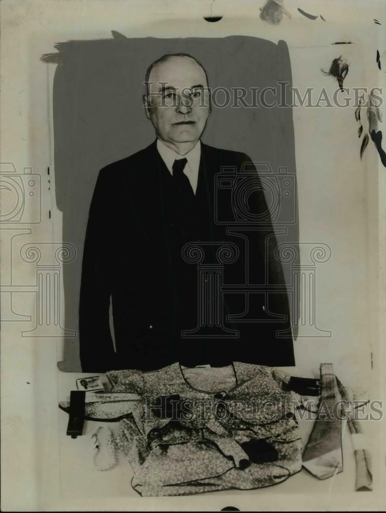 1932 Press Photo Democratic Rep Joseph B Shannon in Kansas City Kansas - Historic Images