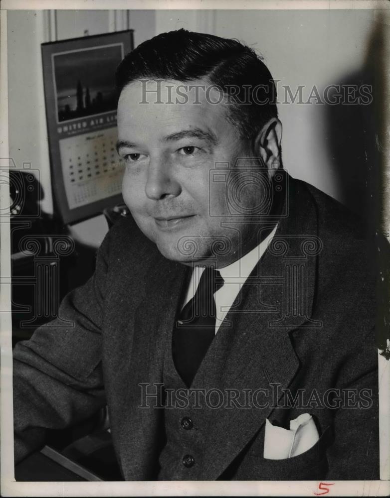 1944 Press Photo William Boyle Jr asst to chairman Democratic National Committee - Historic Images