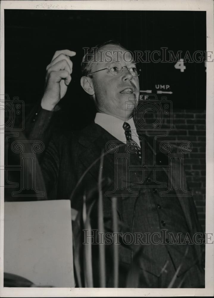 1939 Press Photo Marietta, OH Robert A Taft - Historic Images