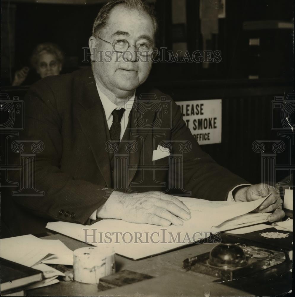 1922 Press Photo Judge George Clark at Visalia California bench - Historic Images