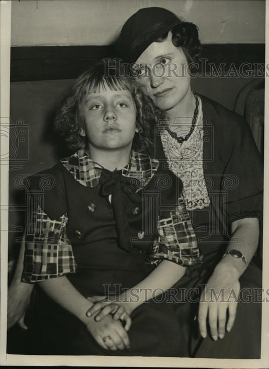 1934 Press Photo Susanne Nottingham Suing Mrs Blacklidge Former IRS Employee - Historic Images