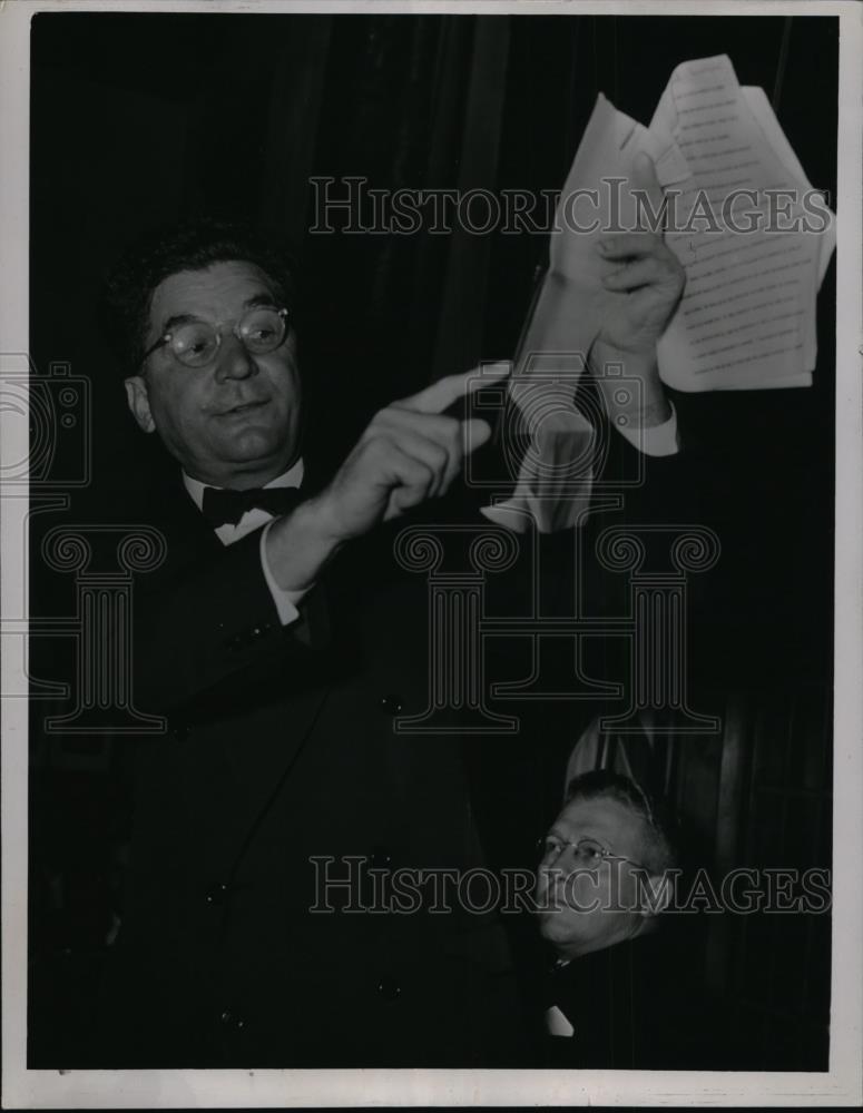 Press Photo Frank Lausche - Historic Images