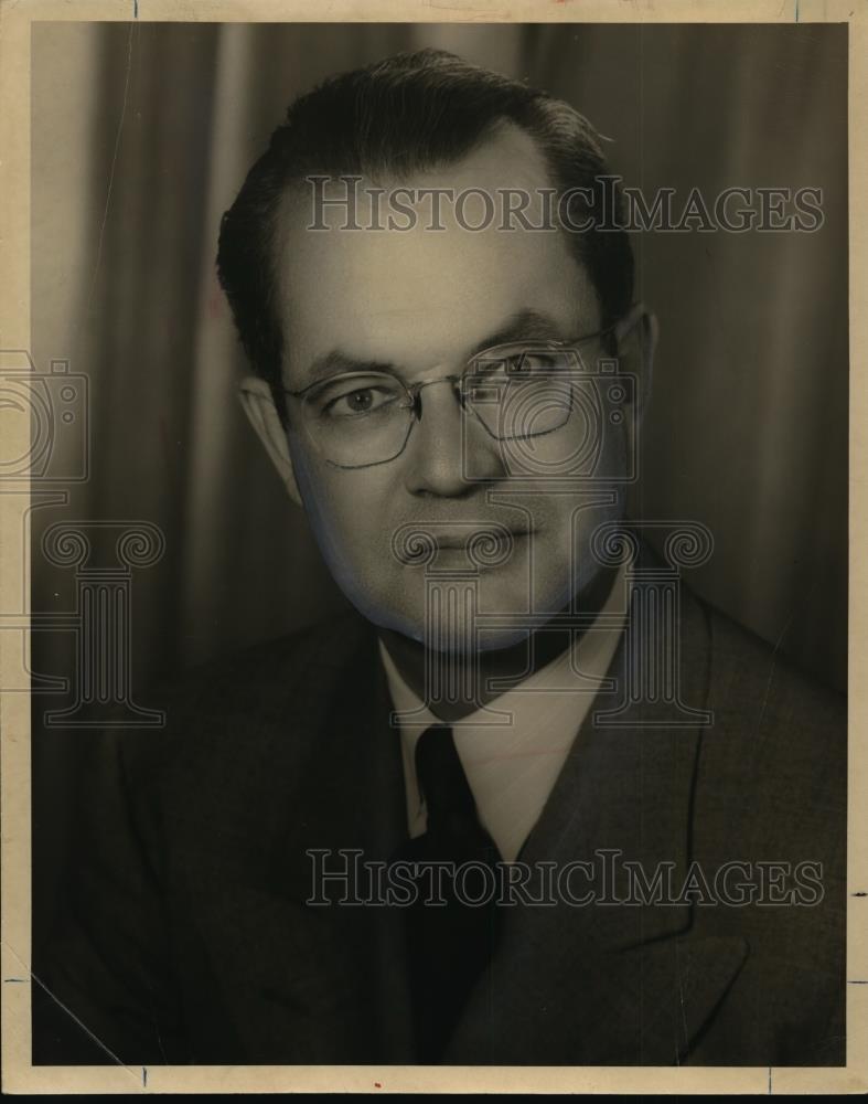 1954 Press Photo Alan Bible - Historic Images