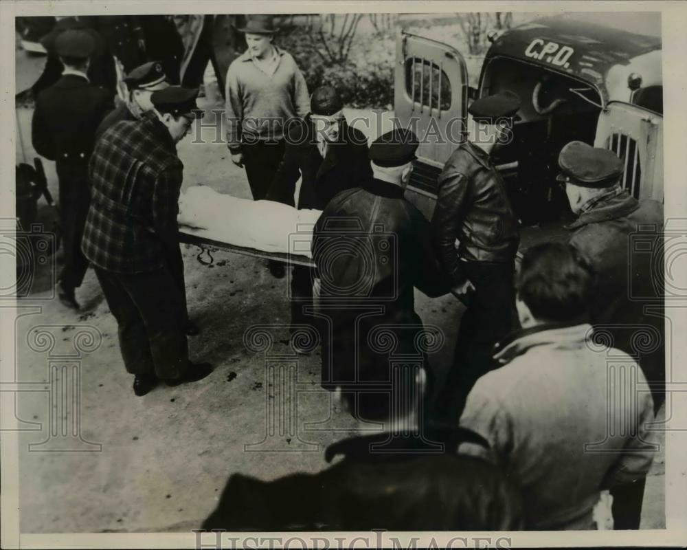 1940 Press Photo Booth Memorial Hospital Cleveland Ohio Explosion Basement - Historic Images