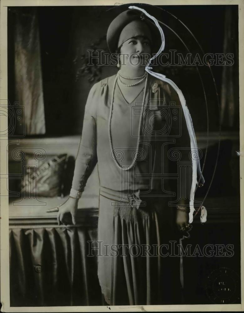 1929 Press Photo Mrs Alfred Smith Wife of Governor of NY - Historic Images