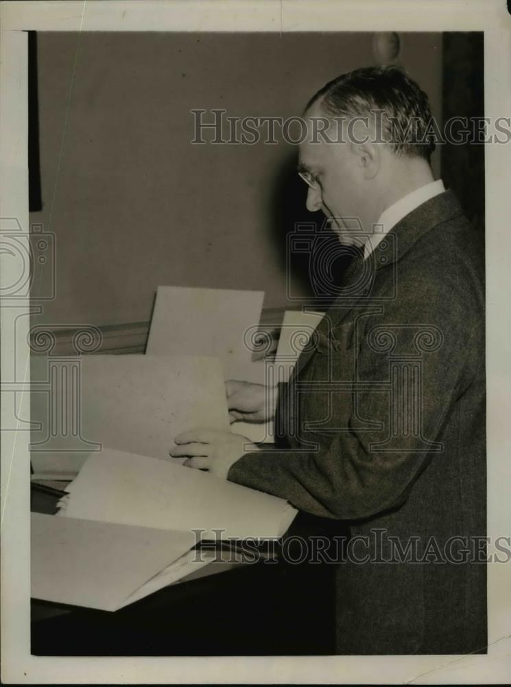 1939 Press Photo Professor Felix Frankfurter Associate Justice to Supreme Court - Historic Images