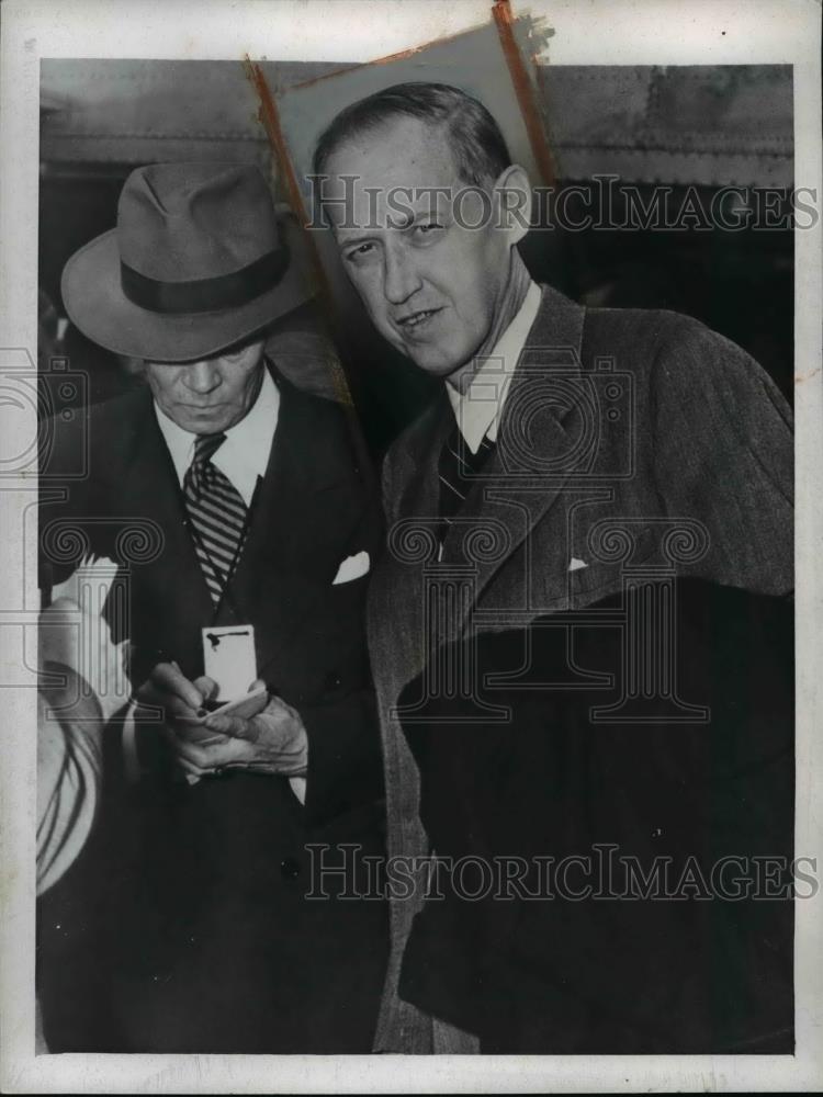 1945 Press Photo Harry Hopkins Back From Mission to Russia To Brief President - Historic Images