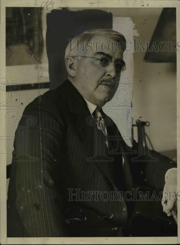 1930 Press Photo William M. Butter, Massachusetts Politician. - Historic Images