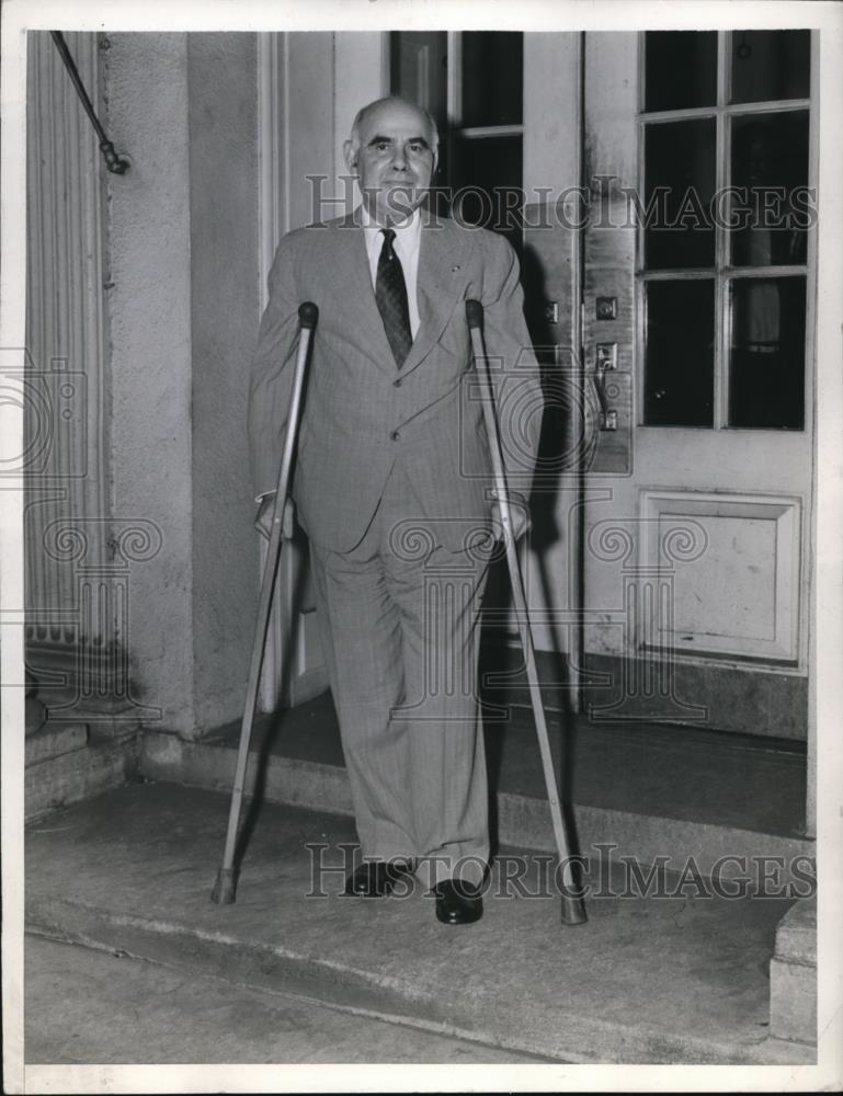 1944 Press Photo Former NY Governor Herbert Lehman &amp; now UNRRA director in DC - Historic Images