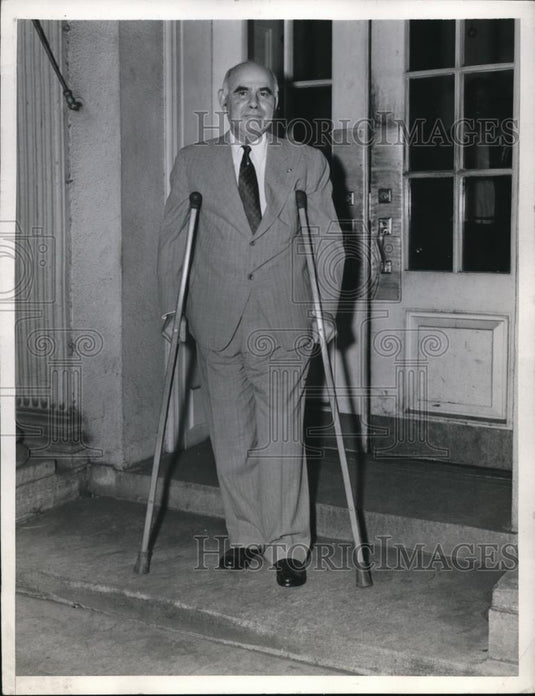 1944 Press Photo Former NY Governor Herbert Lehman & now UNRRA director in DC - Historic Images