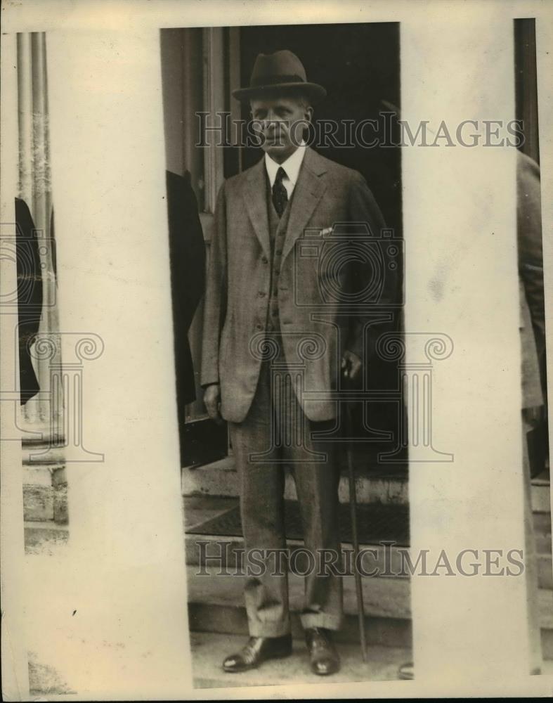 1925 Press Photo Charles D Hiller prospect for Sec of War when Sec Weeks retires - Historic Images