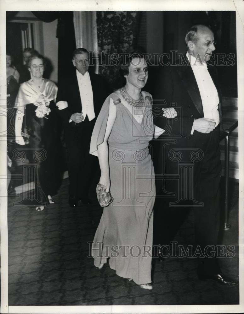 1935 Press Photo Attorney General Homer Cummings, Henry Morgenthau - Historic Images