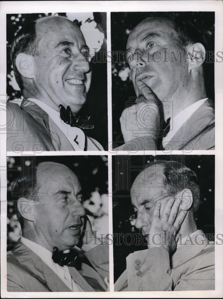 1952 Press Photo Governor of Illinois Adlai Stevenson at Press Conference - Historic Images