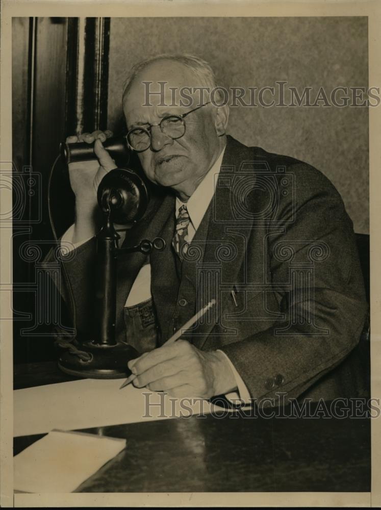 1938 Press Photo Cumberlan d MD- Though enjoying presidential blessing. - Historic Images