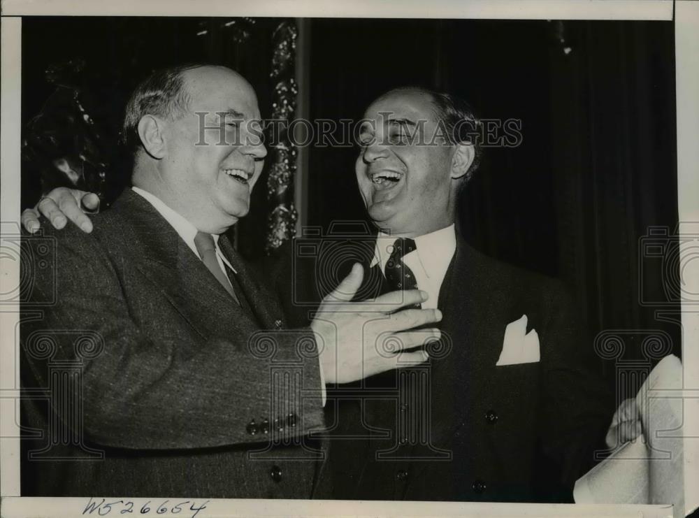 1939 Press Photo Missouri Senator Bennett Champ Clark, Sherman Minton, Indiana - Historic Images