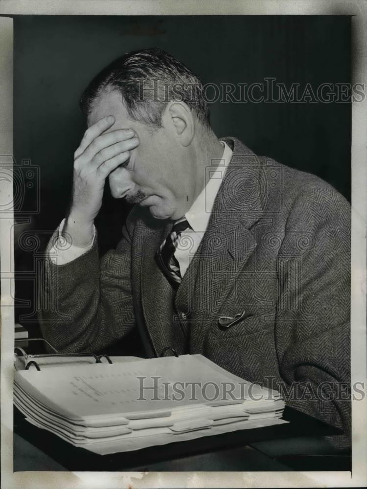 1947 Press Photo Secretary of State Sean Acheson at Foreign Affairs Committee - Historic Images