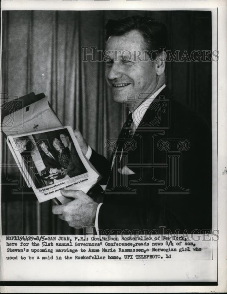 1959 Press Photo Gov. Nelon Rockefeller 51st Annual Governors Conference - Historic Images