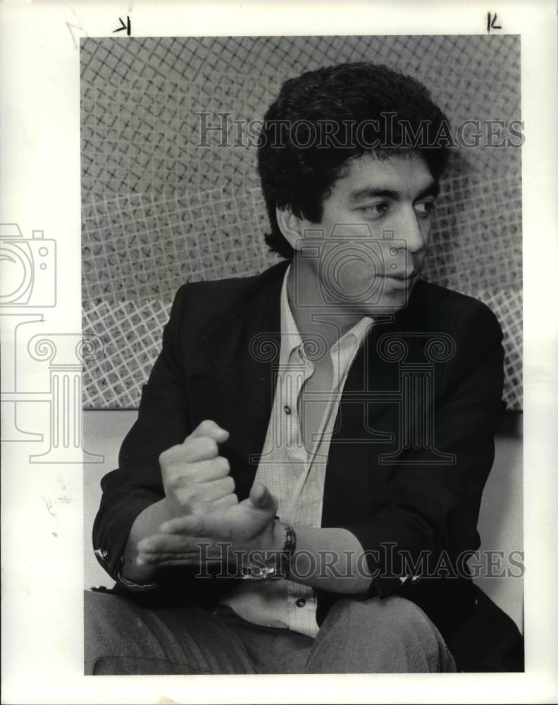 1984 Press Photo Secundine Ramirez of the Salvadoron Human Rights Commission - Historic Images