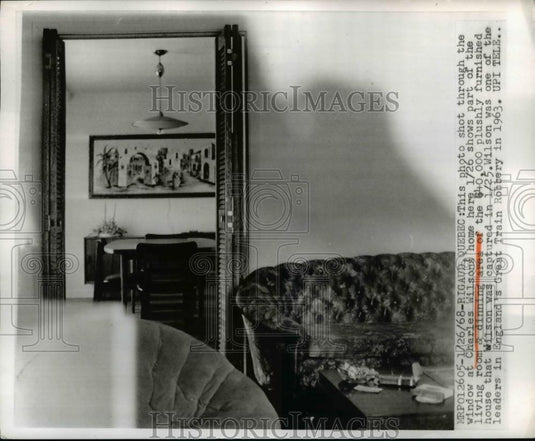 1968 Press Photo Charles Wilson home one of England Great Train Robbery in 1963 - Historic Images
