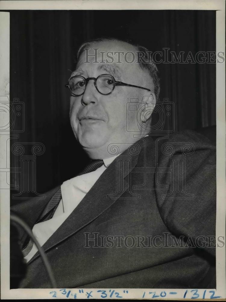 1946 Press Photo Secretary of Labor Lewis B Schwellenbach Shipping Strike - Historic Images