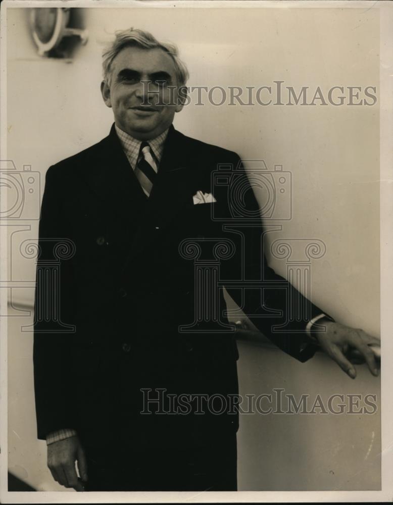 1938 Press Photo Joseph Fishman Ex Inspector of Federal Prisons - Historic Images