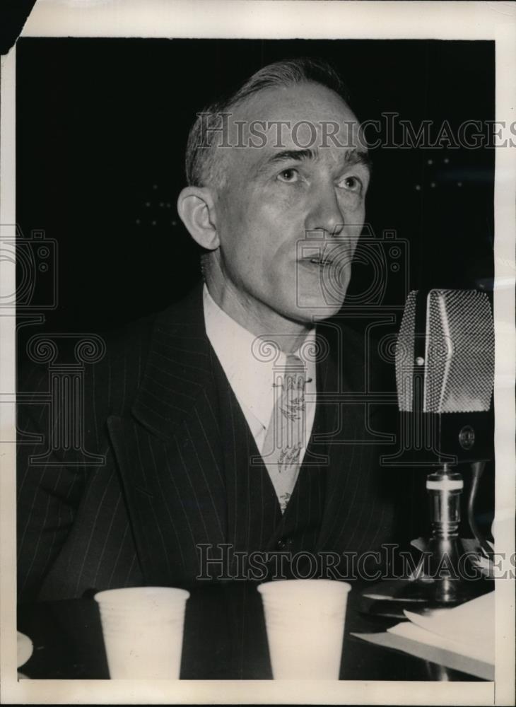 1940 Press Photo Washngton DC C W Whittemore trial examiner testifies. - Historic Images