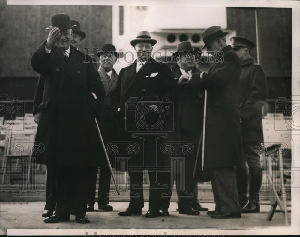 1933 Press Photo Former Governor of New York Al Smith Honored at Worlds Fair - Historic Images