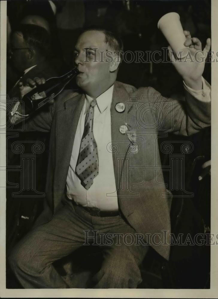 1932 Press Photo Henry Ward Beer President Federal War Association of New York - Historic Images