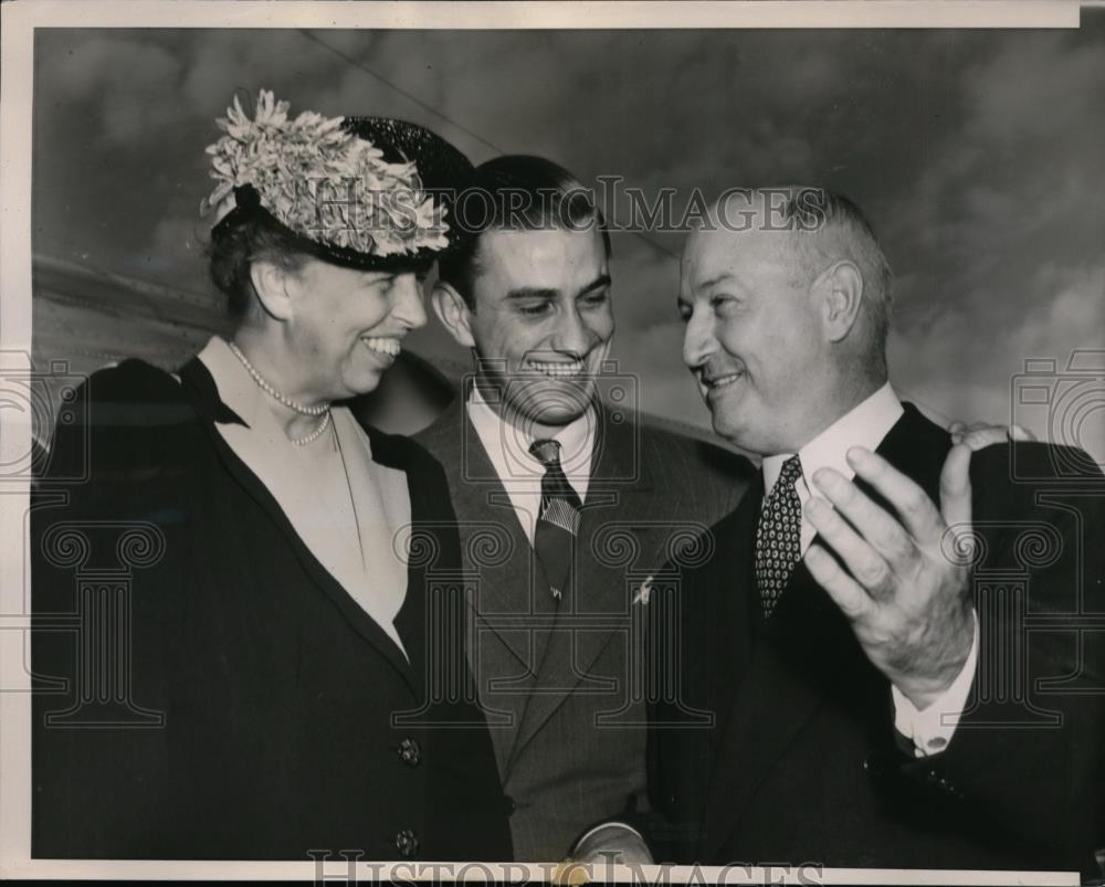 1940 Press Photo Mrs Franklin D Roosevelt at Democratic National Convention - Historic Images