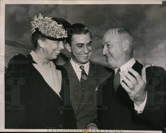1940 Press Photo Mrs Franklin D Roosevelt at Democratic National Convention - Historic Images