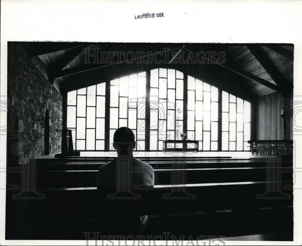 1968 Press Photo Chapel at Mount Lawn Summer Camp Bushkill Pennsylvania - Historic Images