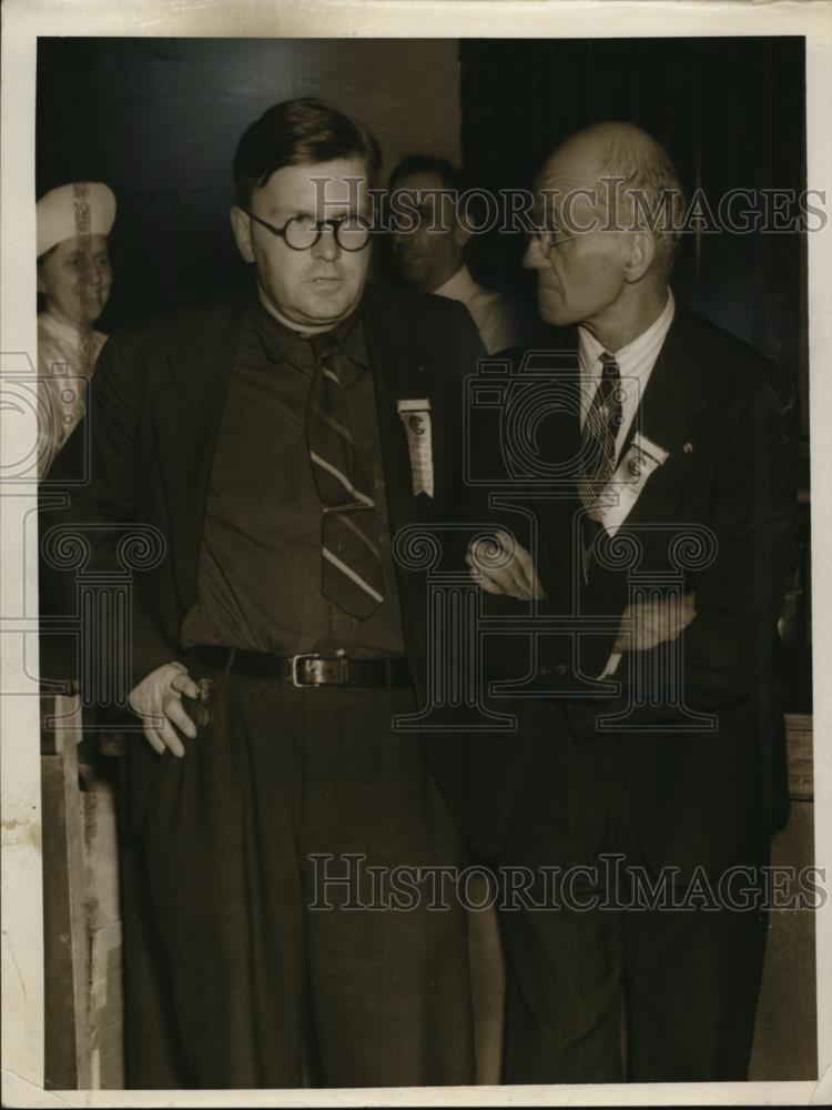 1939 Press Photo Elmer Carr of Chicago &amp; Roland Simpson of Liberty Town MD - Historic Images