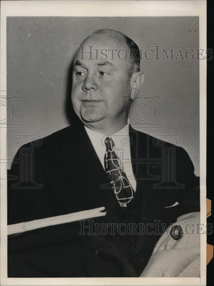 1941 Press Photo Frank A. Erickson Charged With Assault With Intent To Kill - Historic Images